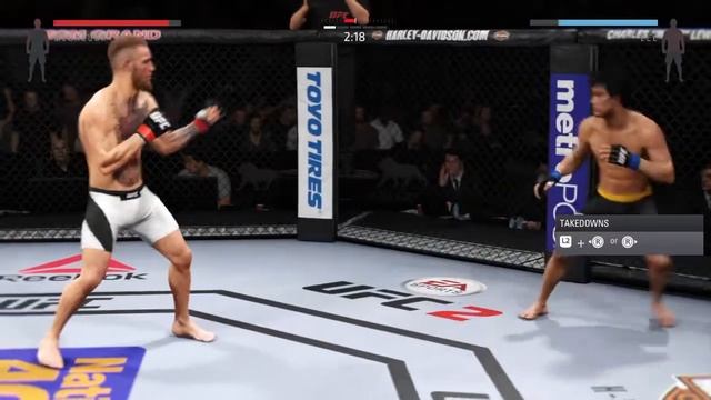 EA SPORTS™ UFC® 2 Bruce Lee VS Conor McGregor. БОЙ ТОП-БОЙЦОВ UFC 2. КТО КОГО?? смотреть онлайн