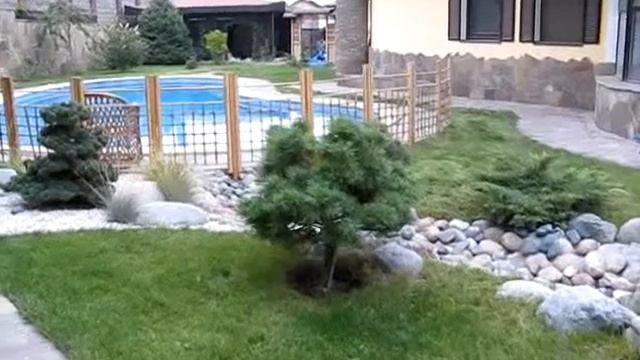 Сухой ручей и садик в Японском стиле смотреть онлайн