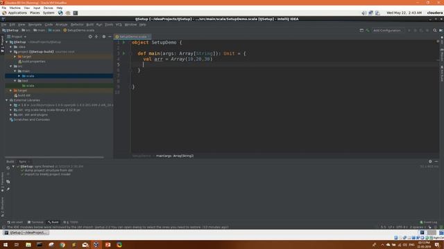 Setup IntelliJ Idea for Spark development on Cloudera VM смотреть онлайн