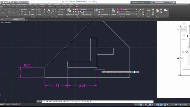 AutoCAD 2019 Basic Drawing creation 1-17 смотреть онлайн