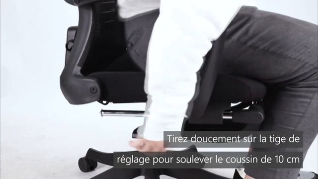 MFAVOUR Chaise de Bureau,Chaise Ergonomique avec Repose Pied смотреть онлайн