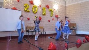 Выпускной вечер 24 06 2017 Танец "Старая пластинка", шк 125 Харьков