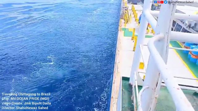 Ship Travelling Bangladesh To Brazil MV.OCEAN PRIDE| MERCANTILE Shipping Line Bangladesh/Sea Vlog