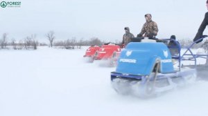 Тест драйв мотобуксировщиков Помор