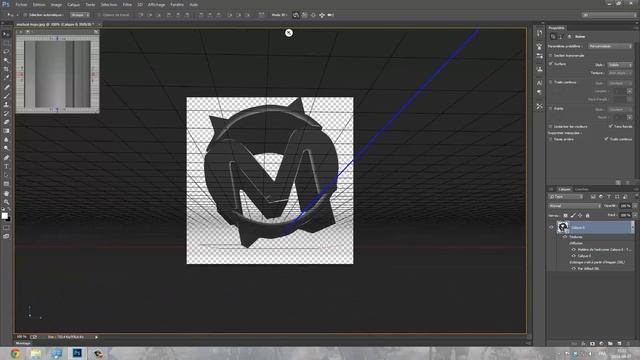 [FR] - Transformer image 2D en 3D seulement avec Photoshop смотреть онлайн