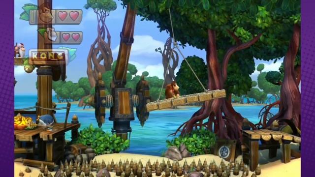 GOING BANANAS!! Donkey Kong Country: Tropical Freeze (PART 1) | GAME WAVE смотреть онлайн