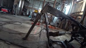 Как выпрямить раму мотоцикла Harley-Davidson.