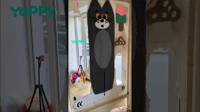 Какой ковёр ты бы себе заказал? #diy #тафтинг #tufting #art смотреть онлайн