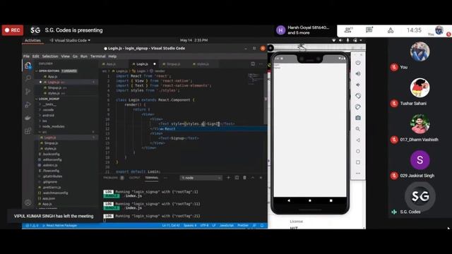 Form Validation in React Native || Login-Signup Form || React Native Tutorial in Hindi | Part-III смотреть онлайн