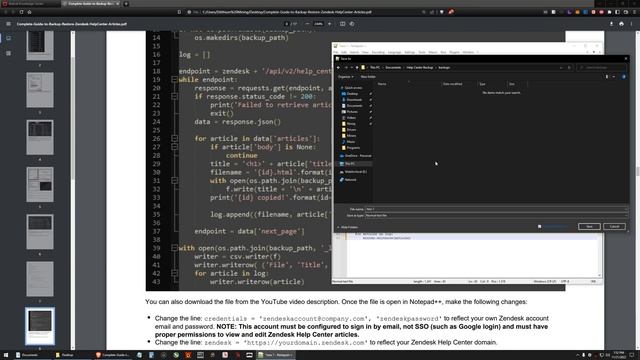 Complete Guide to Zendesk Help Center Backup and Restore via API смотреть онлайн