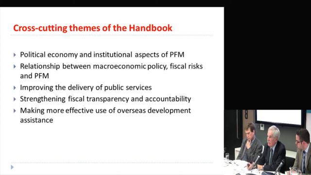 Richard Allen - book launch - The International Handbook of Public Financial Management смотреть онлайн