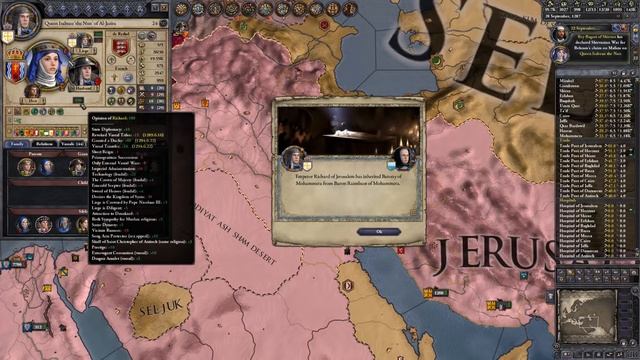 Crusader Kings II Holy Fury - Kingdom of Jerusalem #13 смотреть онлайн