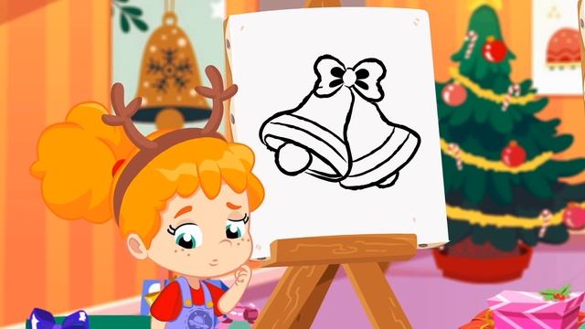 Groovy The Martian sings Finger Family at Christmas Time | Nursery Rhymes and songs for kids смотреть онлайн