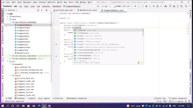Scrollable TabLayout using ViewPager | Android | Java | Inzi Programmer смотреть онлайн