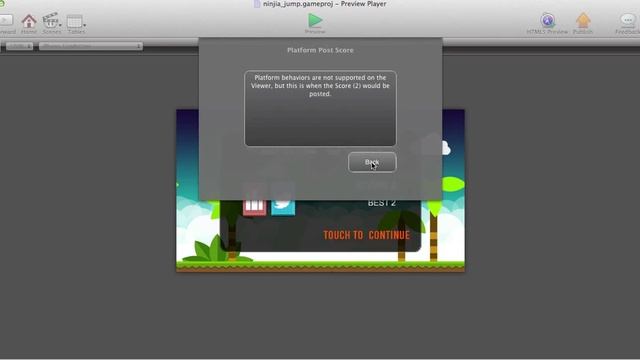 Ninja Jump GameSalad Template смотреть онлайн
