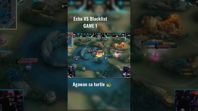 Echo VS Blacklist Game 1 - Agawan sa turtle ? смотреть онлайн