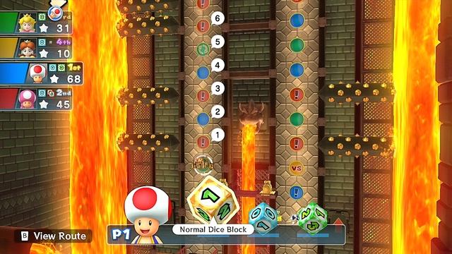 Mario Party 10 Chaos Castle ◆ Toad vs Toadette vs Peach vs Daisy #10 смотреть онлайн