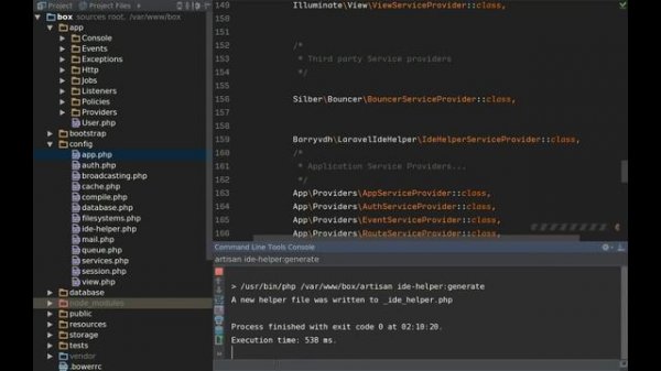 PHPStorm и Laravel