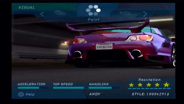 Need for Speed Underground - Honda S2000 (Custom) смотреть онлайн