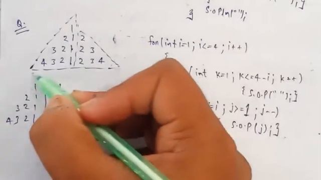 Advanced triangle number pattern programs in java смотреть онлайн