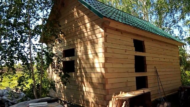 Строительство бани в Красноярске.