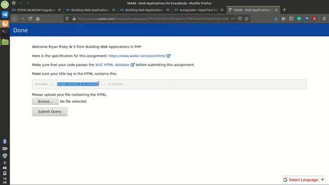 Building Web Applications in PHP by University of Michiga Quiz Week 2 Answer смотреть онлайн