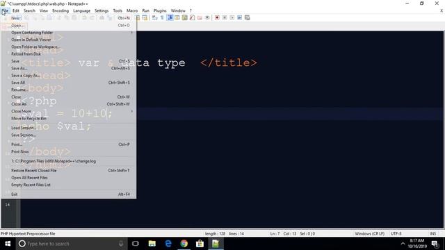 #4 Types Of Data Types PHP in Hindi смотреть онлайн