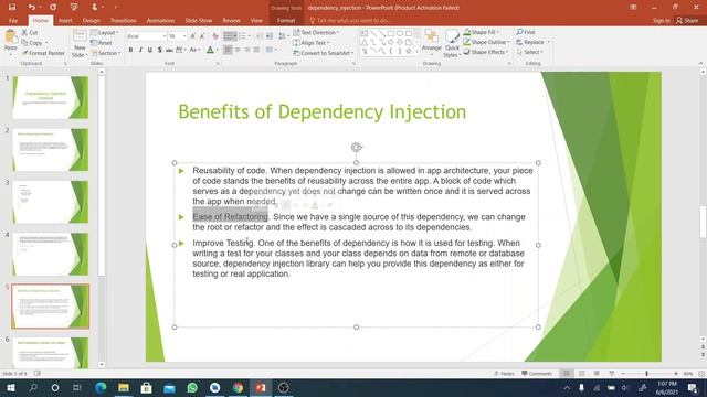 Overview of Dependency Injection смотреть онлайн