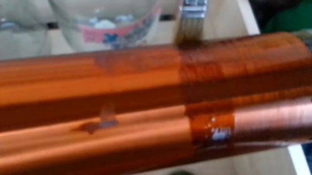Лакировка тесла резонатора лаком НЦ-218. Длинна провода (0.2мм) 610 метров (f=122 кГц). Труба 110 м смотреть онлайн