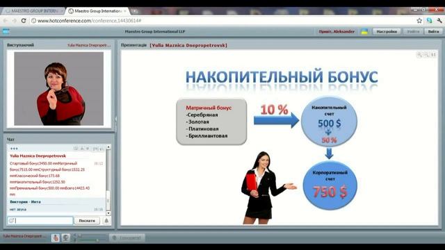 Финансовая стратегия Проекта "Maestro Group International" смотреть онлайн