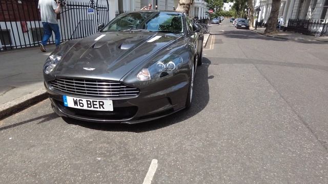 4k Aston Martin DBS V12 Notting Hill London England James Bond 007 Casino Royale смотреть онлайн
