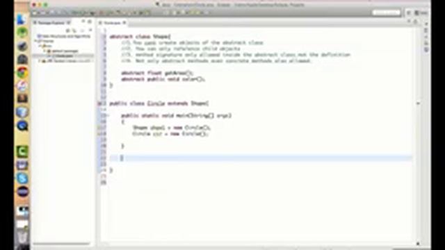 [Online class] Explanation of Abstract class in core Java смотреть онлайн