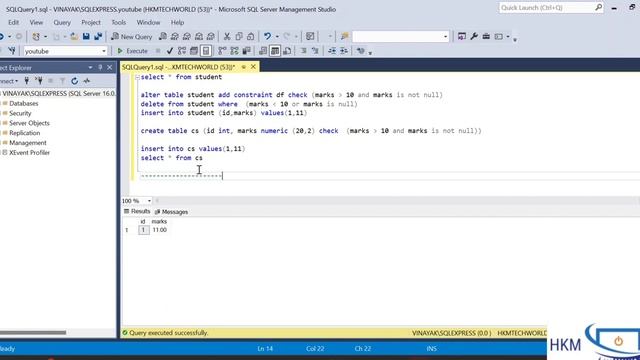 Default and Check Constraints in SQL: Examples, Modifications, and New Table Creation смотреть онлайн