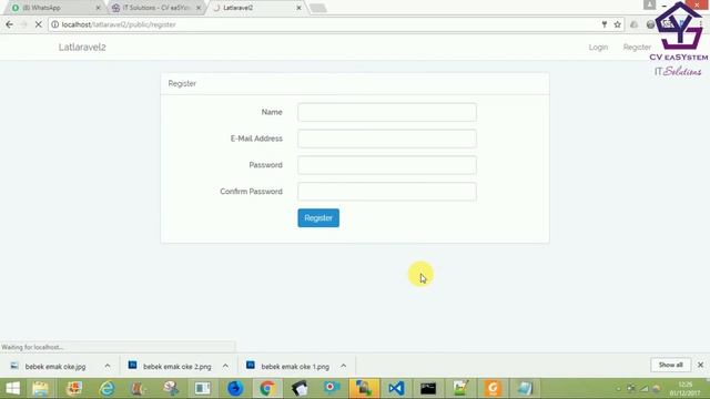 Laravel Membuat Authentication dan Migrate Table users dan password reset #3 смотреть онлайн