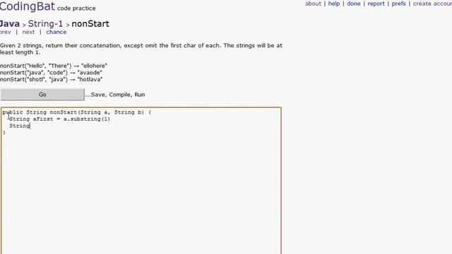 CodingBat.com Java Puzzles 10 смотреть онлайн
