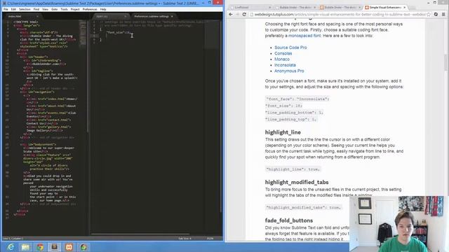 How to edit your Sublime Text settings on Windows 8 смотреть онлайн