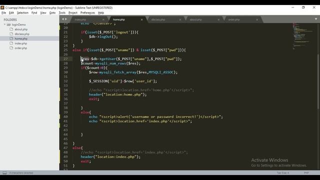 Login logout system with session in php (oops and database) смотреть онлайн