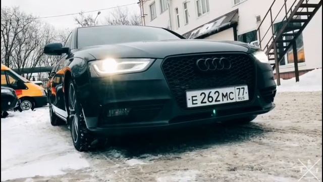 Audi A4 S line TGFWRAP17 На пневмо подвеске смотреть онлайн