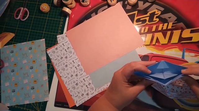 Atelier Enfants Guirlande bateaux en papier décoration chambre bébés /grands #scrapbooking #origami смотреть онлайн