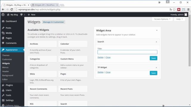 WordPress Nâng Cao [09] - Cách tạo widget смотреть онлайн