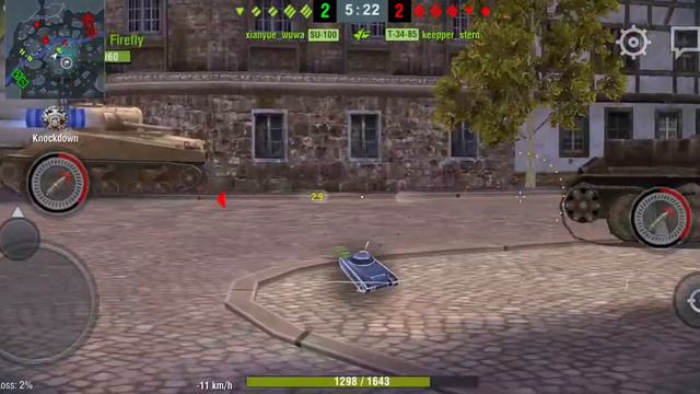 World of Tanks Blitz TOG II 4 kills 2963 damage. смотреть онлайн