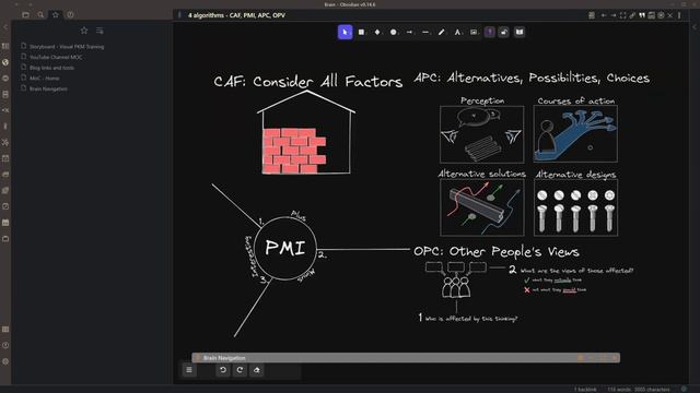 Obsidian-Excalidraw TheBrain-navigation Script With The Hover-editor