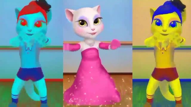 All drawings of Angela, Talking Tom and Alien جميع اسكتشات انجيلا وهي ترقص смотреть онлайн