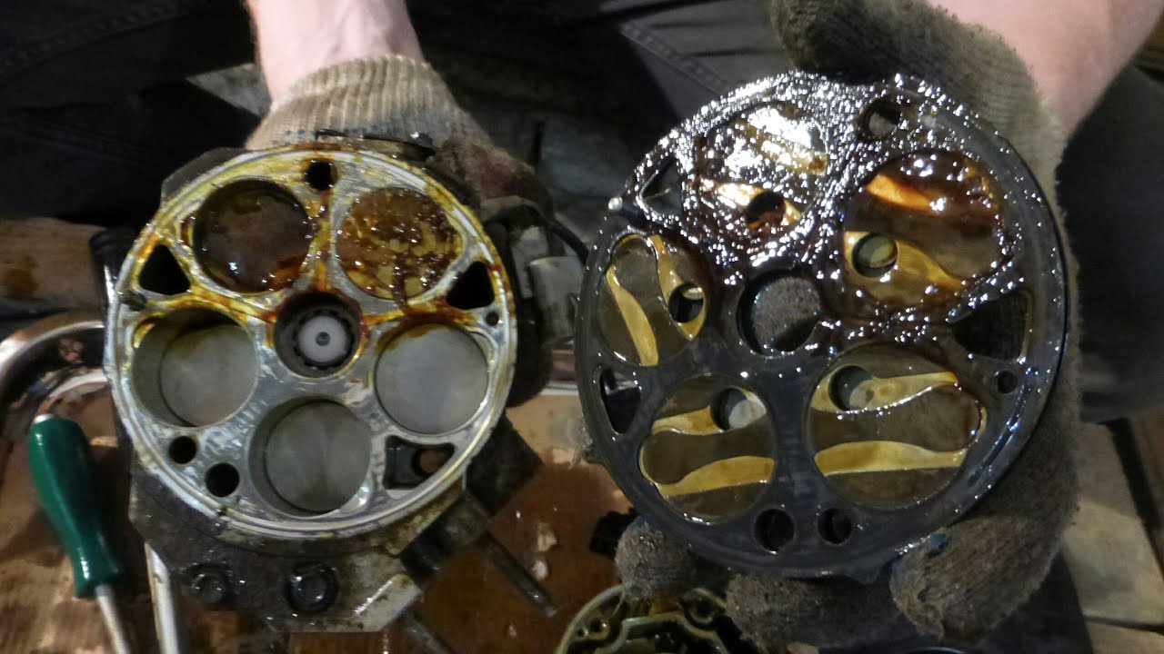 Непонятная жижа в компрессоре кондиционера ПРАДО-120 (разборка компрессора)