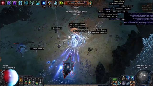 Path of Exile - CI Crit. Ice Spear Witch (1.3 Bloodlines) смотреть онлайн