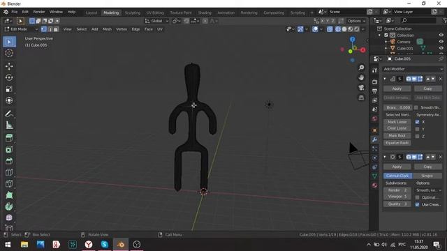 Как сделать базовый меш в blender |урок 10 смотреть онлайн