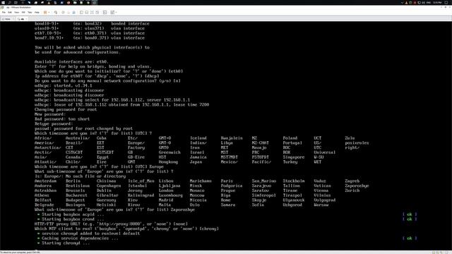 Установка Alpine Linux 3.15.0 смотреть онлайн