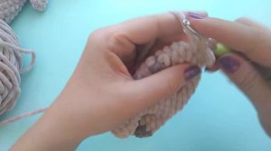 СОБАЧКА за ЧАС (1 часть) Мастер класс. Вязаная крючком игрушка из плюшевой пряжи.