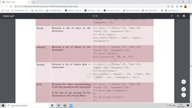 Class 11 IP | # 14 | Ch 4 Working with Lists and Dictionaries | CBSE Board смотреть онлайн