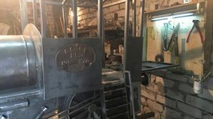 Мангал Паровоз из газового баллона